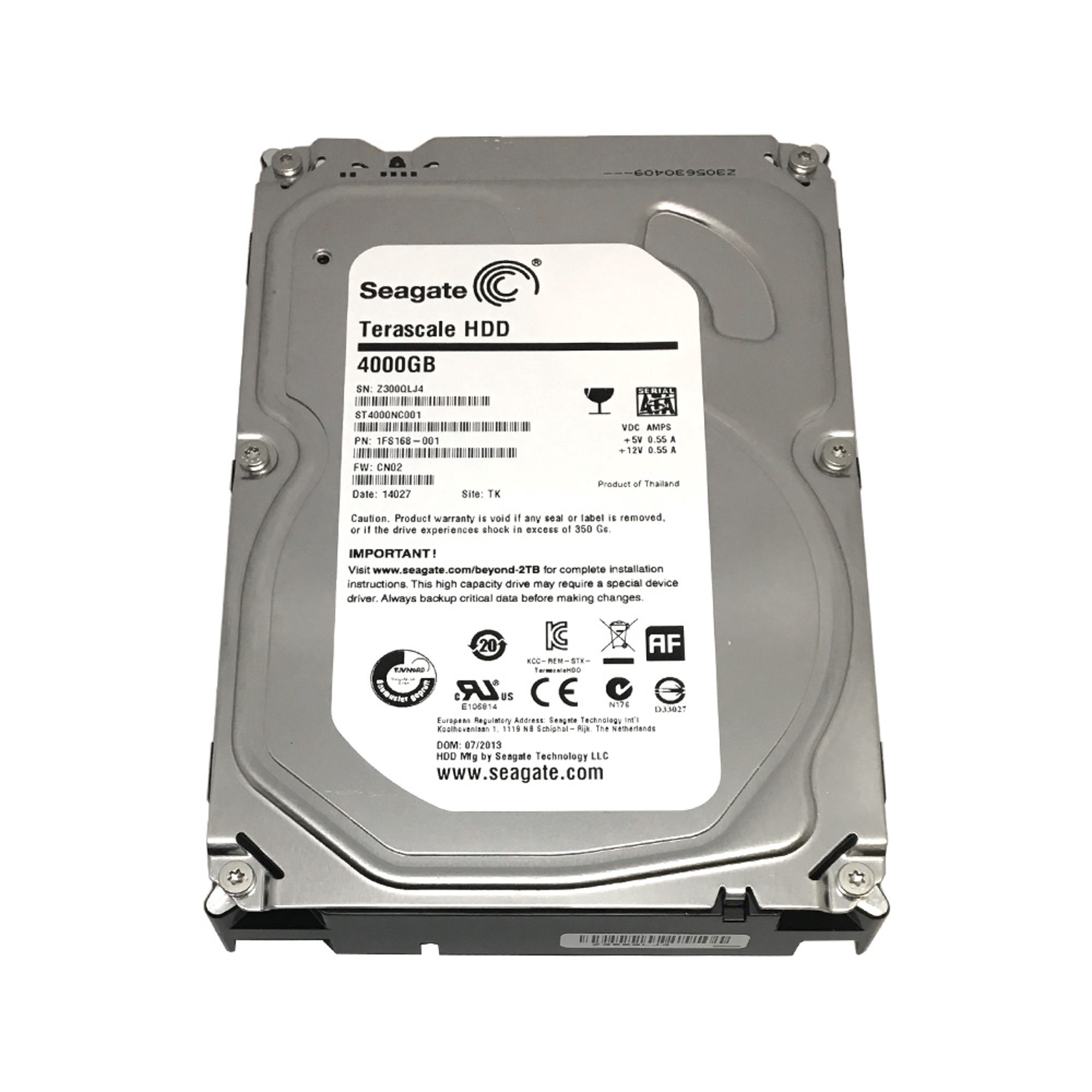 Жесткий диск 3.5 HDD Seagate 4TB Pull out